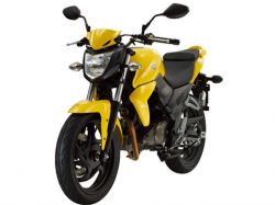 Motocykl SYM WOLF 125 żółty